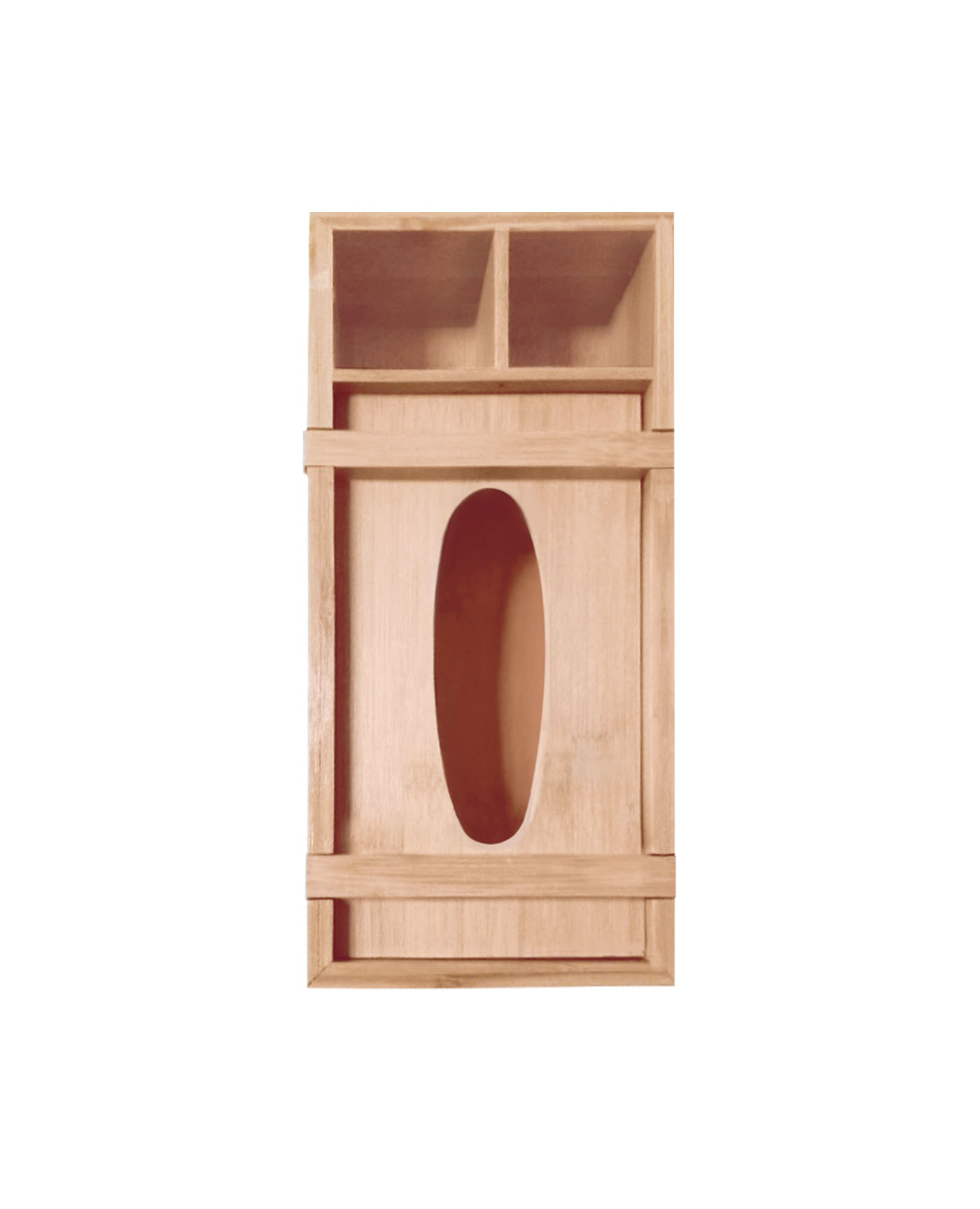 Caja para pañuelos desechables con organizador (HB-5892)