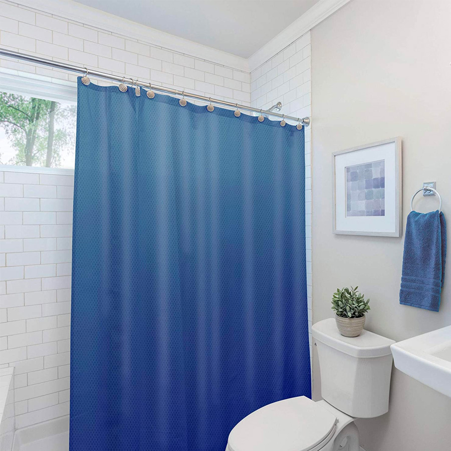 Cortina de poliéster para baño (HB-5966)