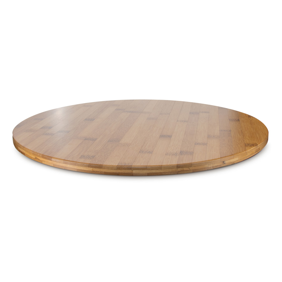 Base giratoria de bambú 53cm diámetro (HB-5979)