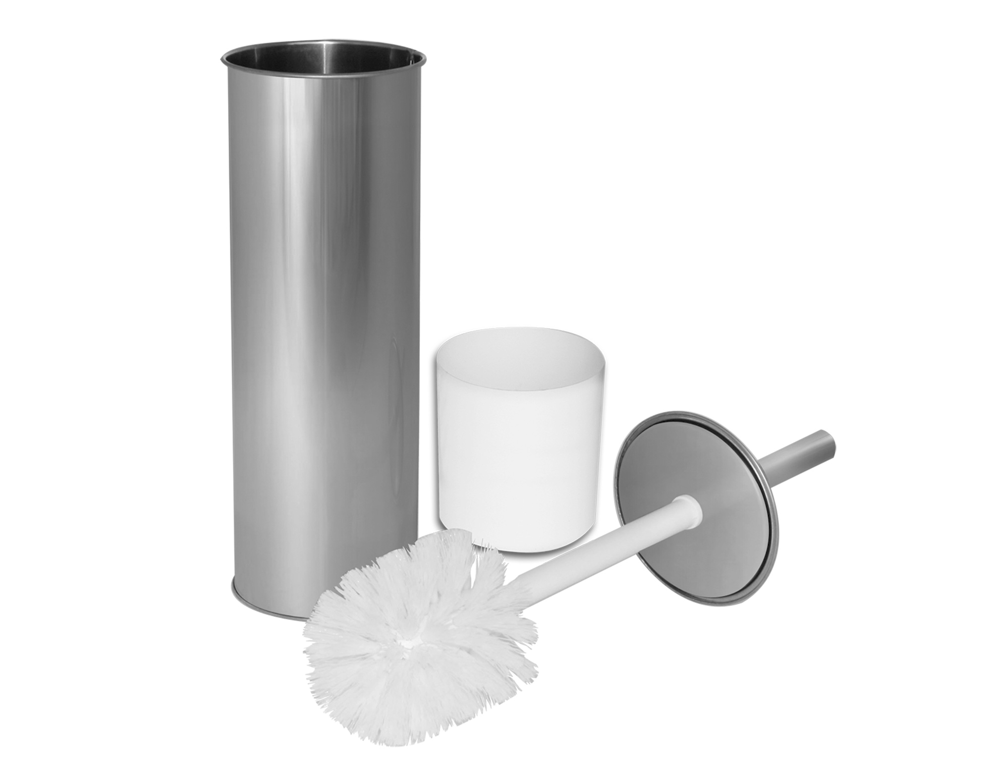Cepillo para WC con base cromada (HB-5530)