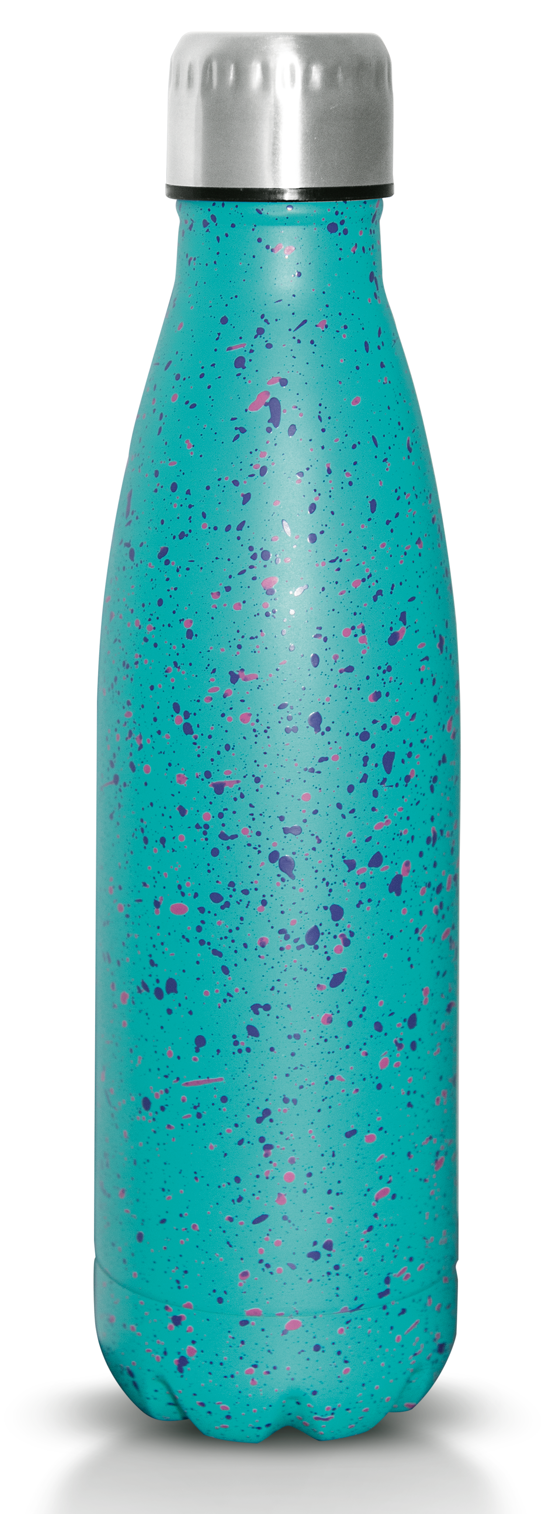 Botella de agua de acero inoxidable aislada